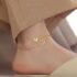 Gold Plated Double Layer Love Anklet - Image 2